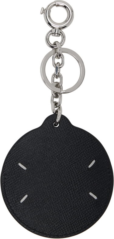 Ключодържатели Maison Margiela Maison Margiela Logo Leather Keychain Черно | SA2UA0011 P4745, 1