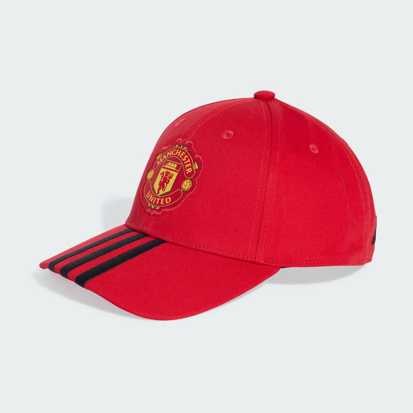 Шапка с козирка adidas Performance Manchester United Baseball Cap Червено | JM3052