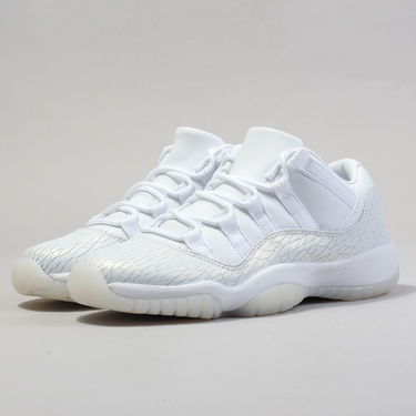 Кецове и обувки Jordan Air Jordan 11 Retro Low Premium "Frost White" GS Бяло | 897331-100, 1