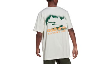 Тениска adidas Originals Adventure Mountain Spray T-Shirt Бяло | HF4773, 3