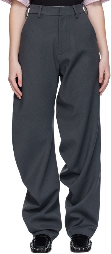 Панталони Charles Jeffrey Loverboy Charles Jeffrey LOVERBOY Topsy Turvy Wide-Leg Trousers Сиво | 52030406, 0