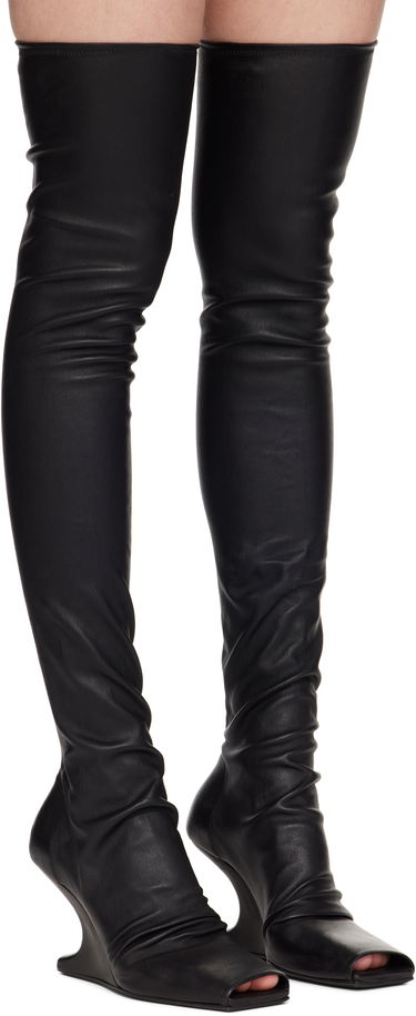 Чорапи Rick Owens Rick Owens Cantilever Tall Boots Черно | RP01E7801 LS, 3