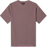 Тениска A.P.C. Bahaia Stripe T-Shirt Червено | COGCG-H26231-FAG, 1