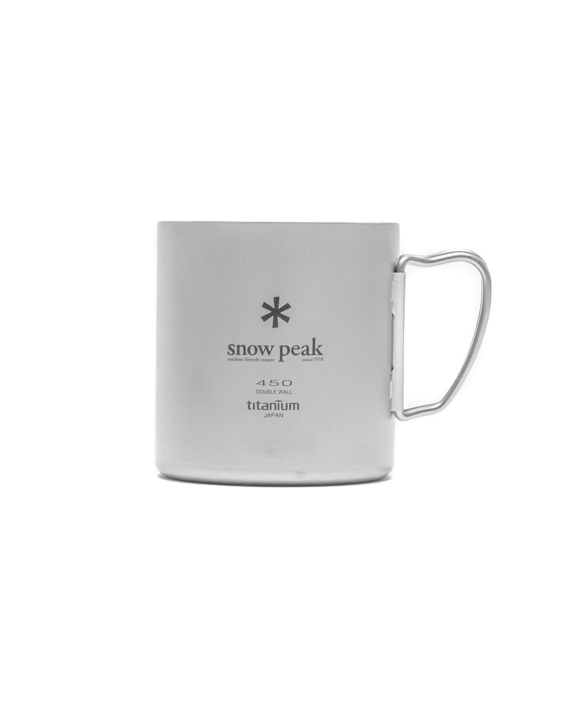 Бутилки за пиене Snow Peak Double Wall Titanium Mug 450 Металик | MG-153