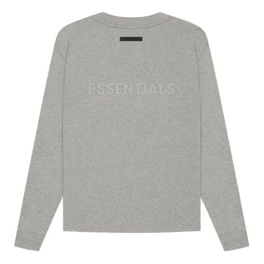 Пуловер Fear of God Essentials Long Sleeve T-Shirt Сиво | FOG-SS21-614