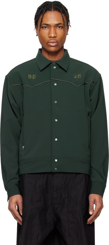 Яке Needles Needles Piping Cowboy Jacket Зелено | QV217, 0