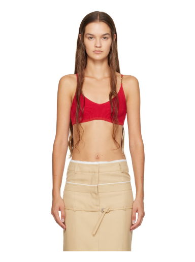 Сутиен Jacquemus Le Raphia 'Le Bandeau Pralu' Camisole Червено | 23E231KN502-2060