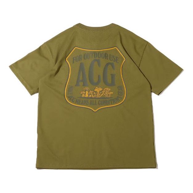 Тениска Nike ACG ACG Casual T-Shirt with Logo Print Зелено | DR7758-378