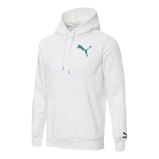 Суитчър Puma Casual Logo Hoodie Бяло | 596632-12
