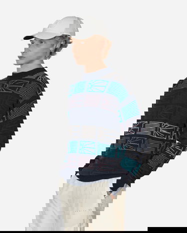 Пуловер PACCBET Logo Crewneck Sweater Синьо | PACC11N003 2, 2