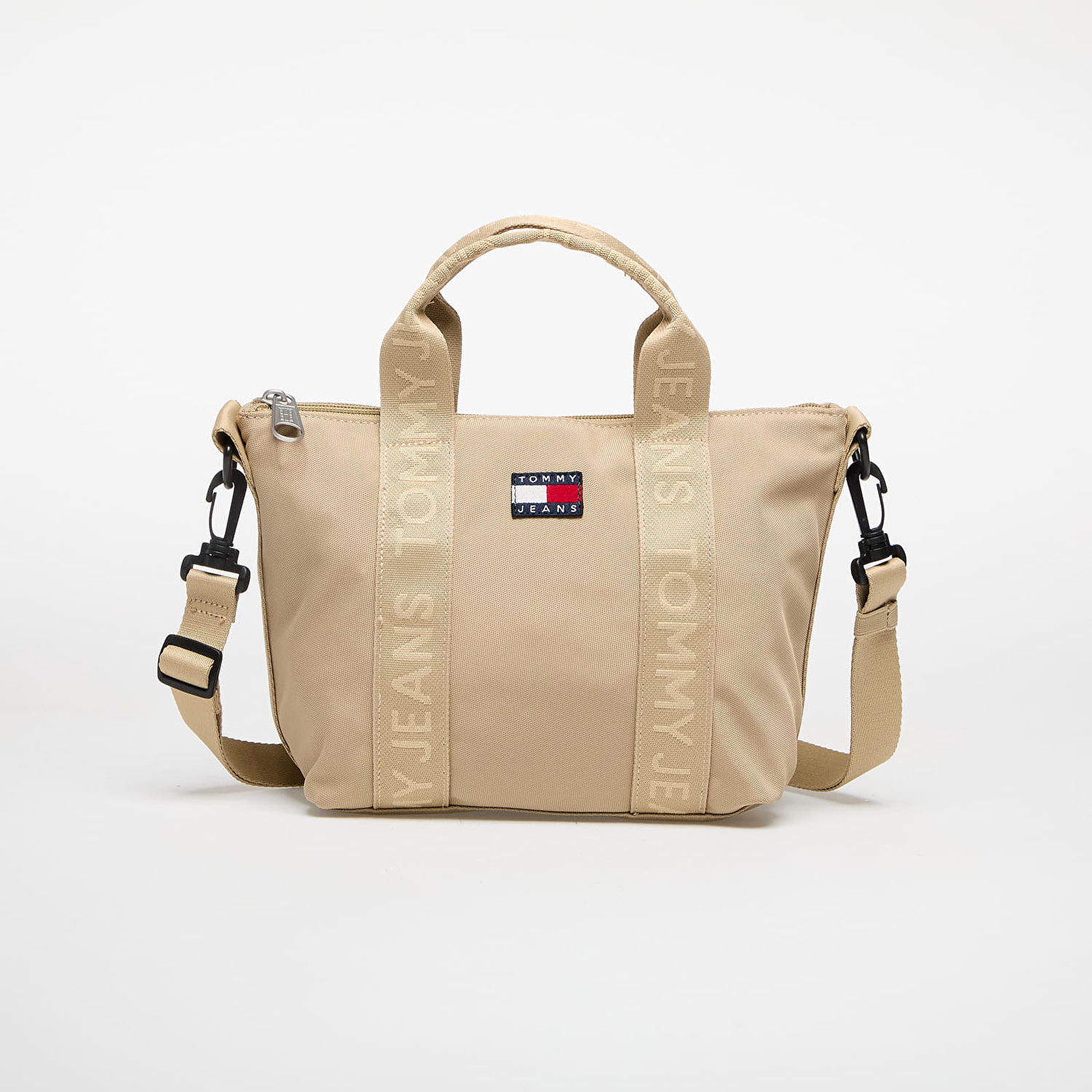 Голяма пазарска чанта Tommy Hilfiger Tommy Jeans Ess Daily Mini Tote Bag Бежово | AW0AW17288 ACT, 0