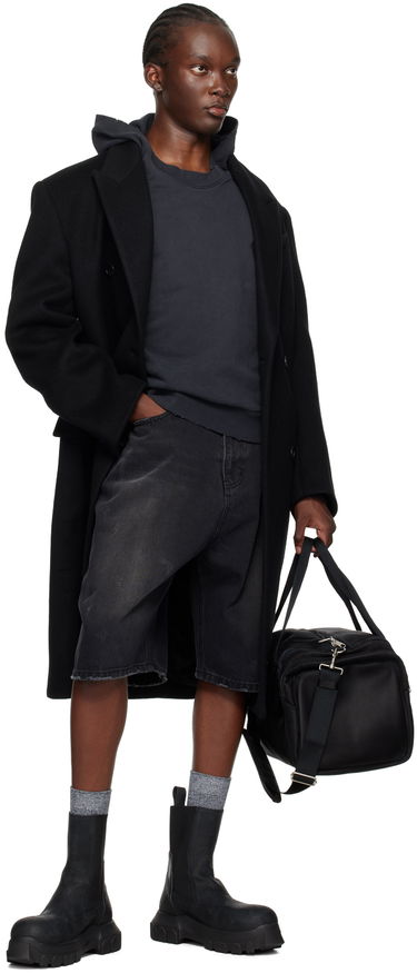 Палта We11done Double-Breasted Wool Coat Черно | WD-CT2-24-068-M-BK, 4