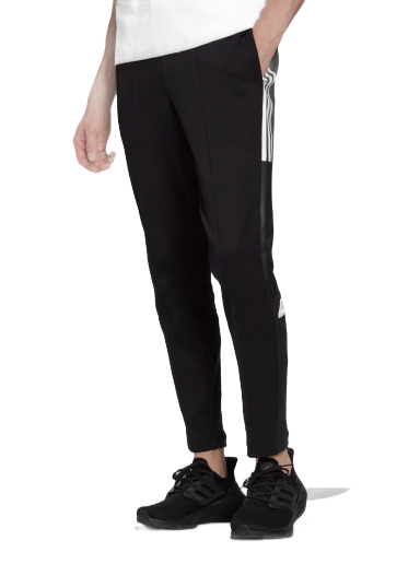 Спортни панталони adidas Performance 3-Stripes Cuffed Черно | hg2064