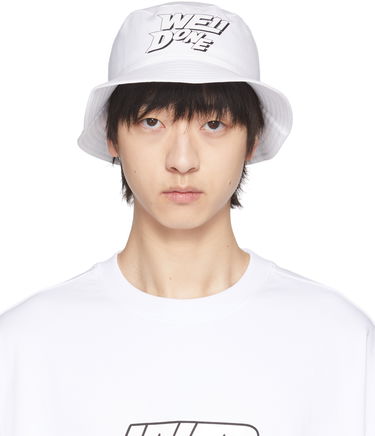 Шапка We11done We11done Basic Logo Bucket Hat Бяло | WD-AH1-22-407-U-WH, 0