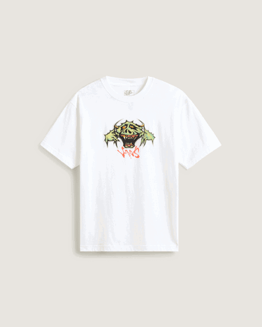 Тениска Vans Goofy Ghoul T-Shirt Бяло | VN000PDYWHT, 0