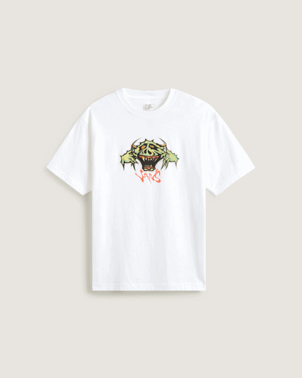 Тениска Vans Goofy Ghoul T-Shirt Бяло | VN000PDYWHT