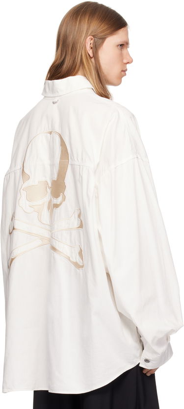 Риза Mastermind WORLD MASTERMIND WORLD Big Denim Shirt Бяло | MW25S14-SH002-002, 2