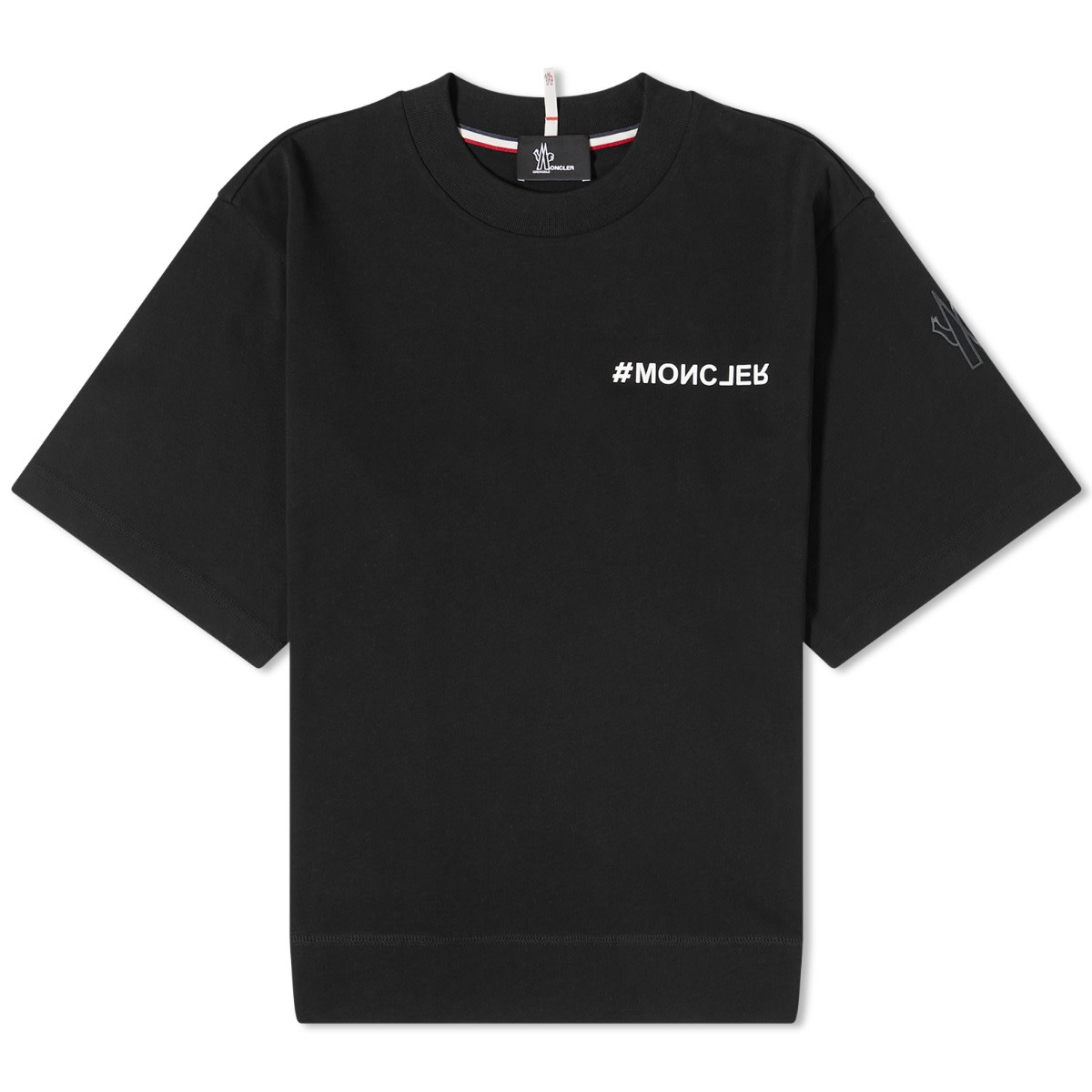 Тениска Moncler Grenoble Logo T-Shirt Black Черно | 8C000-03-83927-999, 0