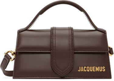 Дамска чанта Jacquemus 'The Bambino' Leather Flap Top-Handle Bag Кафяво | 23EBAW00006BC01A01, 0