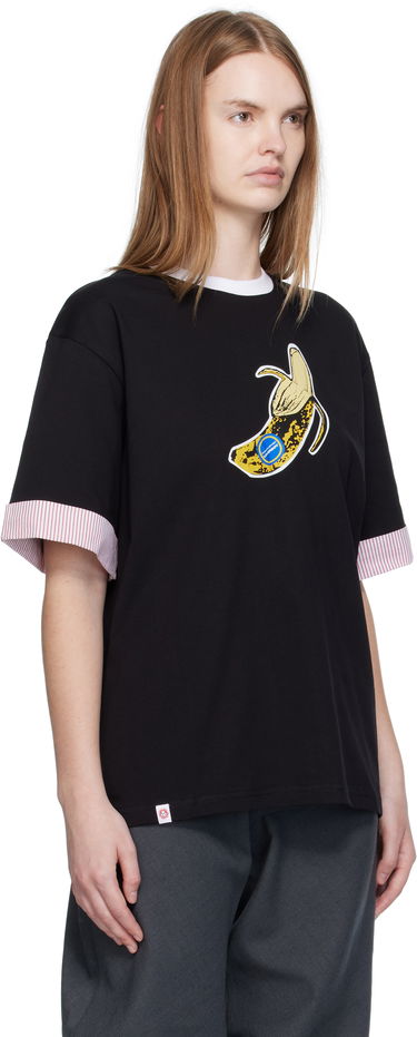 Тениска Charles Jeffrey Loverboy Charles Jeffrey LOVERBOY Turn Up Graphic T-Shirt Черно | 52080501, 1