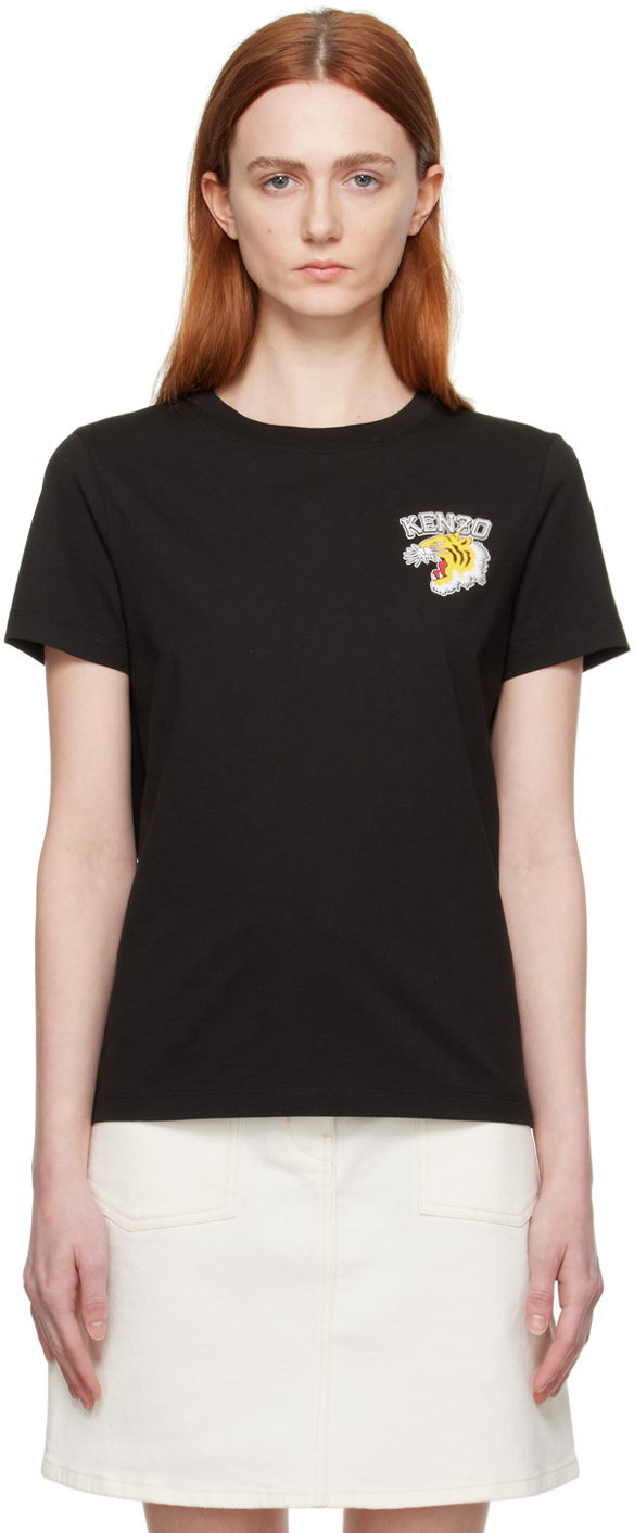 Тениска KENZO Paris Varsity Jungle Черно | FD62TS0834SO, 0