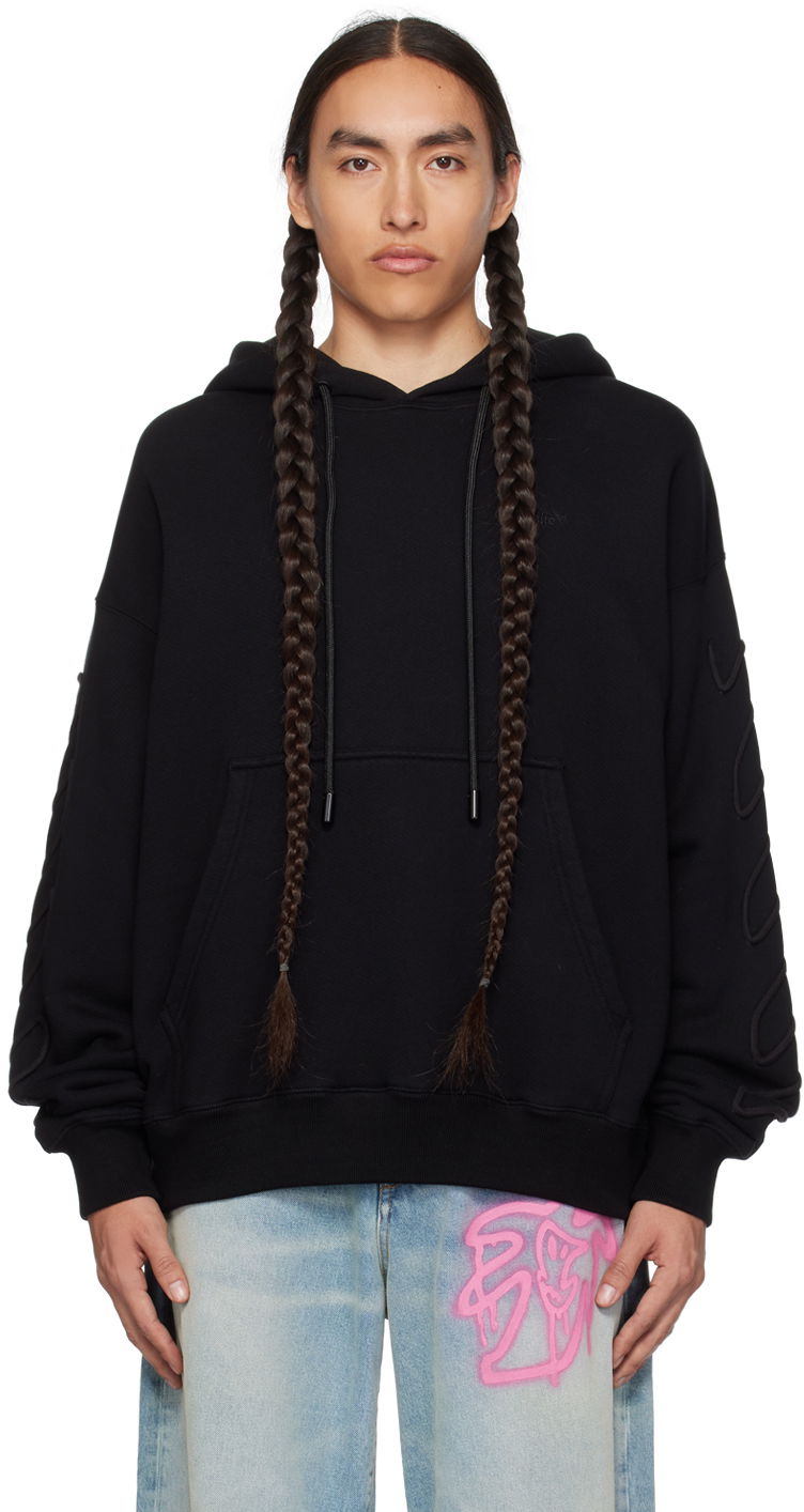 Суитчър Off-White Skate Black Hoodie Черно | OMBB085F23FLE0141010, 0