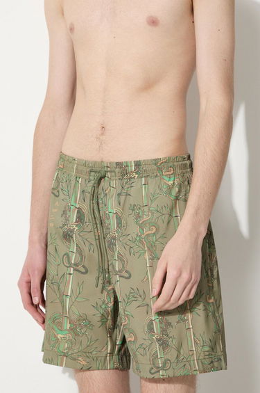 Бански Maharishi Maharishi Dragon Bamboo Swim Shorts Зелено | 1272.OLIVE, 3