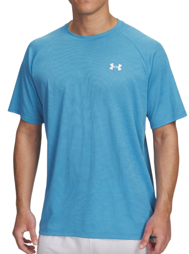 Тениска Under Armour Tech Textured Short Sleeve T-Shirt Синьо | 1382796-453, 0