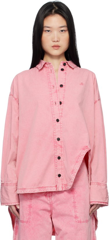 Риза The Attico Attico Diana Denim Shirt Розово | 250WCB00068 DDC098AA, 0