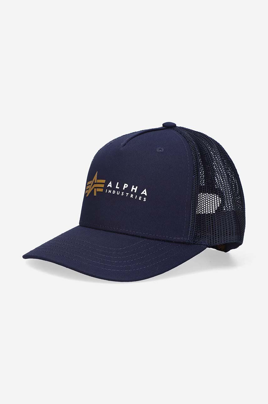 Шапка с козирка Alpha Industries Alpha Industries Trucker Cap Тъмно синьо | 106901.07, 0