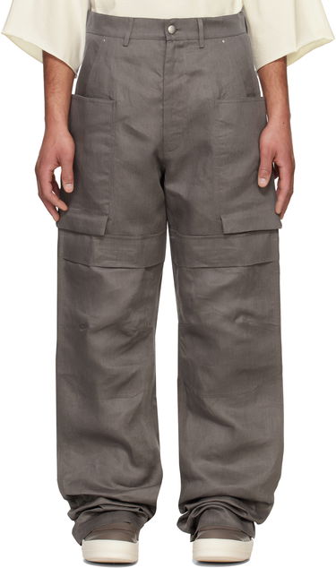 Карго панталони Rick Owens Rick Owens Hollywood Stefan Cargo Pants Сиво | RU01E5346 TWL, 0