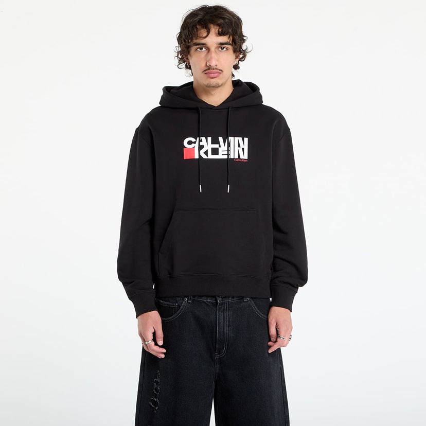 Суитчър CALVIN KLEIN Calvin Klein Jeans Men's Terry Hoodie Черно | LV04RD258G UB1