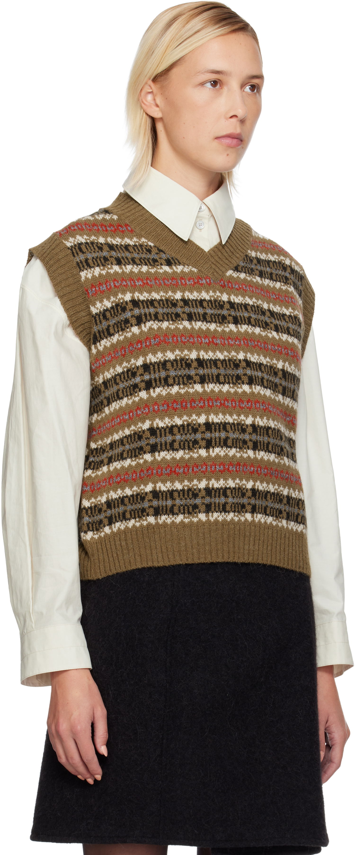 Жилетка Max Mara Weekend Fleres Jacquard Vest Многоцветен | 2525356022600, 1