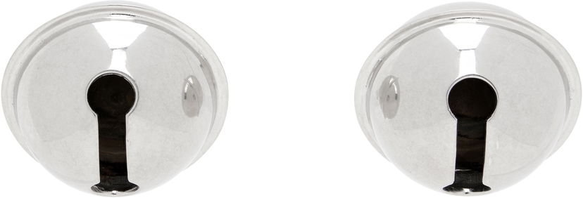 Обеци Acne Studios Bell-Shaped Metal Earrings Металик | C50481-