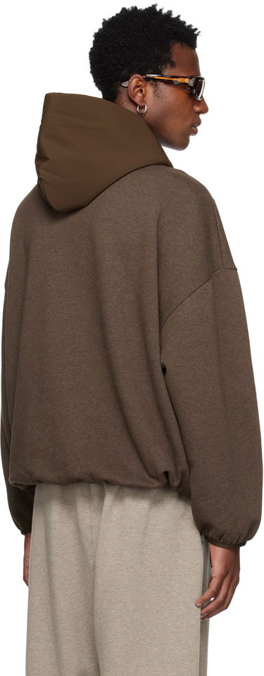Суитчър Fear of God Core Collection Nylon Fleece Hoodie Heather Wood/Wood Кафяво | 202SU244312F, 2