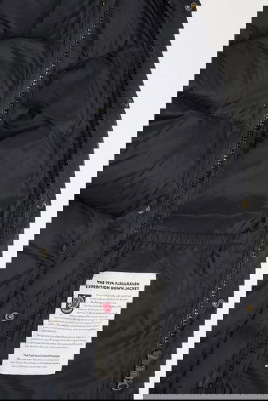 Пухо яке FJÄLLRÄVEN Expedition Winter Down Hooded Puffer Jacket Черно | F84605, 5