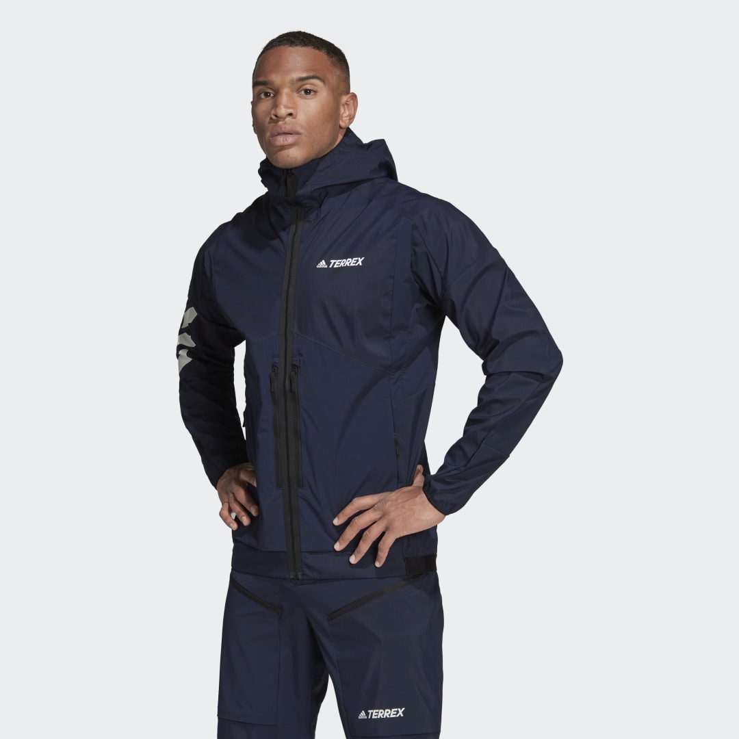 Ветровка adidas Performance Terrex Skyclimb Gore Soft Shell Ski Touring Jacket Тъмно синьо | GV4359, 0