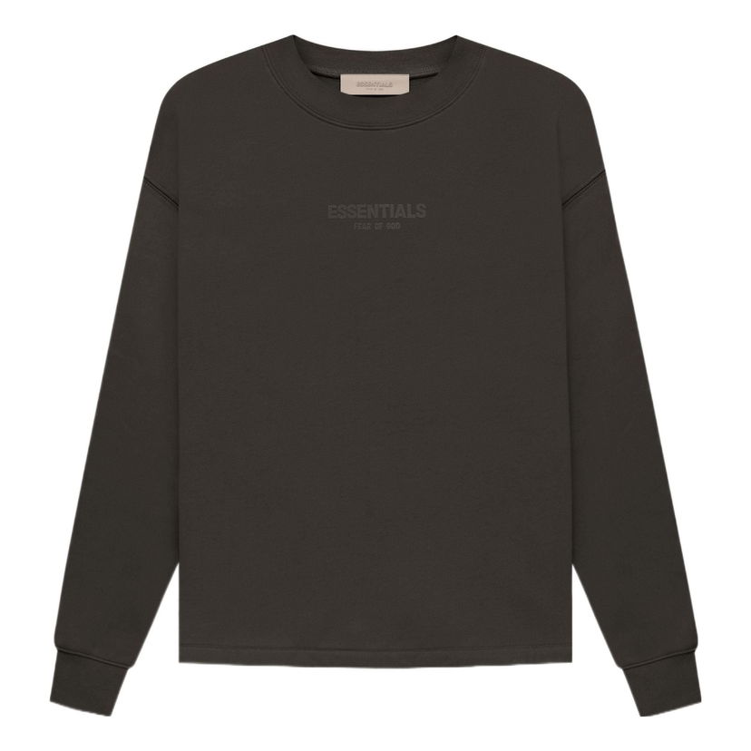 Суитчър Fear of God Essentials Relaxed Crewneck Sweatshirt Черно | FOG-FW22-644