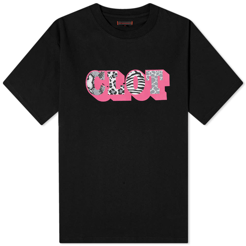 Тениска CLOT Shadow Logo Tee Черно | CLTE22F10002-BLK, 0