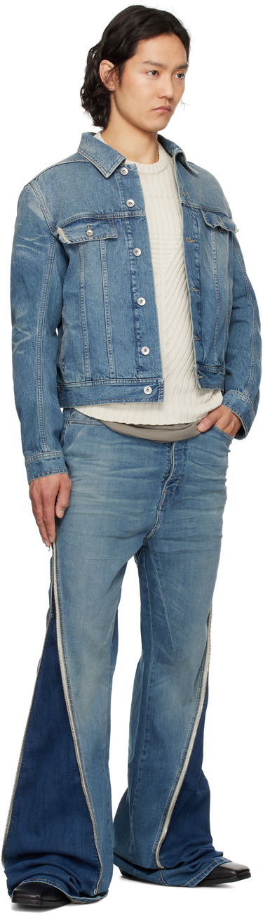 Дънки Rick Owens Rick Owens DRKSHDW Hollywood Bolan Banana Jeans Синьо | DU01E3363 SDWB, 3
