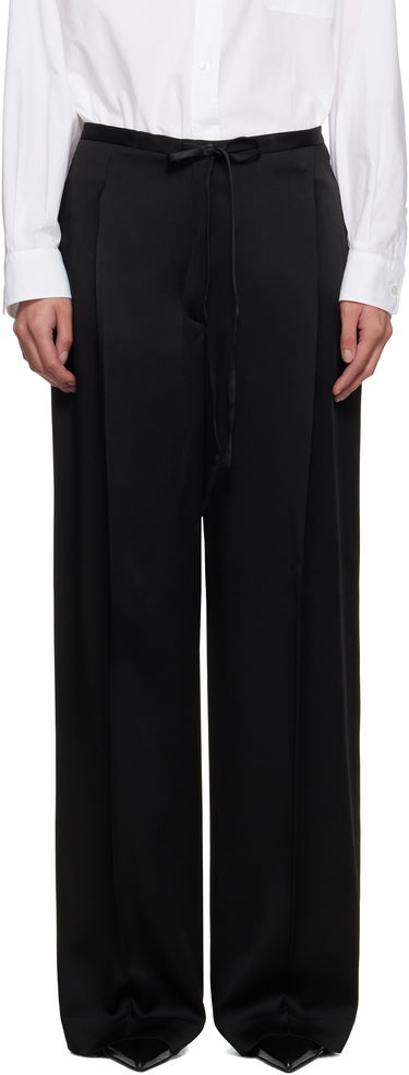Панталони Róhe Relaxed Drawstring Satin Trousers Черно | 416-30-125, 0