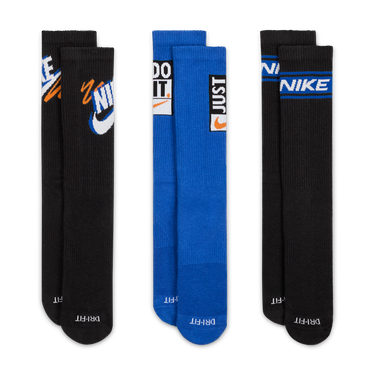 Чорапи Nike Everyday Plus Mid-High Socks (3 Pairs) Черно | HJ9339-902, 3