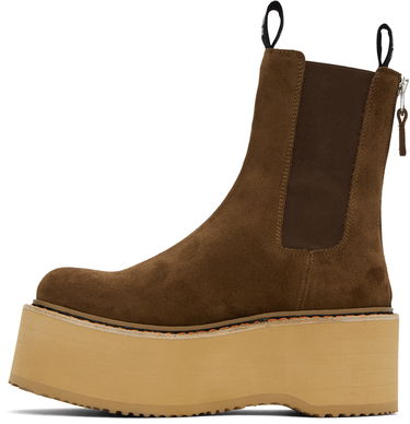 Облекло R13 R13 Double Stack Chelsea Boots Кафяво | R13S0245-07, 2
