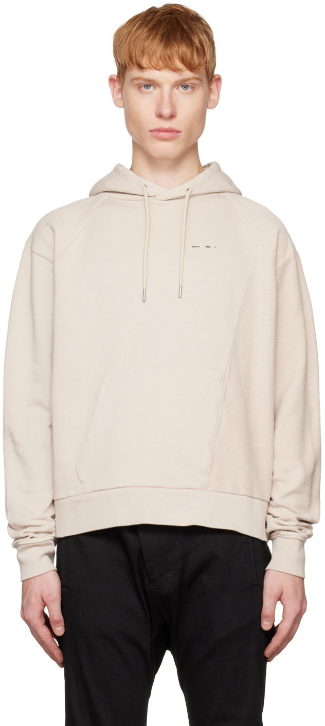 Суитчър HELIOT EMIL Phylum Hoodie Бежово | HE_M_08_033_C03_ST18, 0