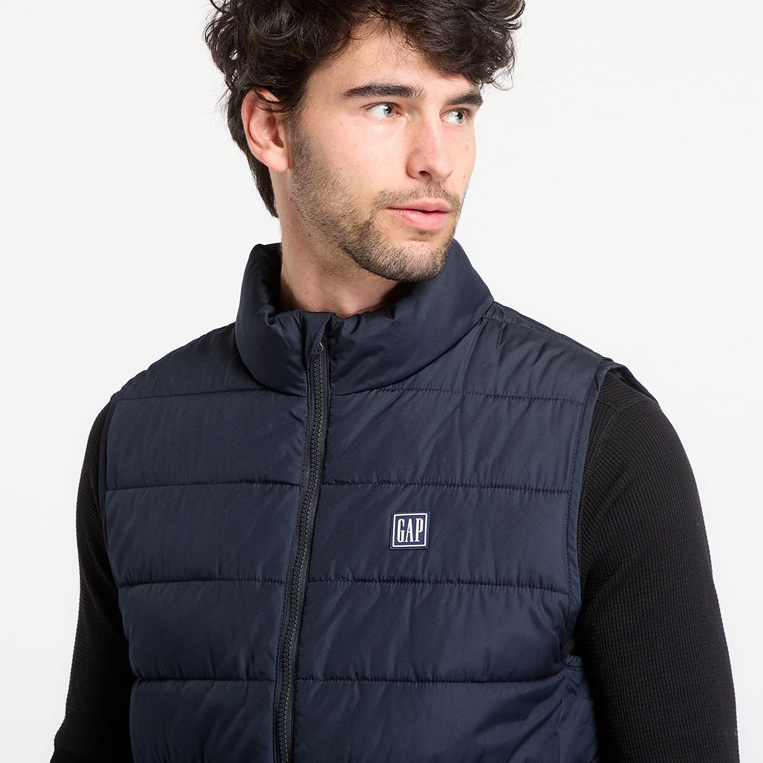 Жилетка GAP Coldcontrol Quilted Waterproof Vest Classic Navy Тъмно синьо | 790584-01, 1