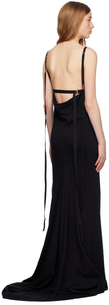 Pокля Ann Demeulemeester Ann Demeulemeester Hortense Maxi Dress Черно | 2301-W-JDR07-FA045-099, 2
