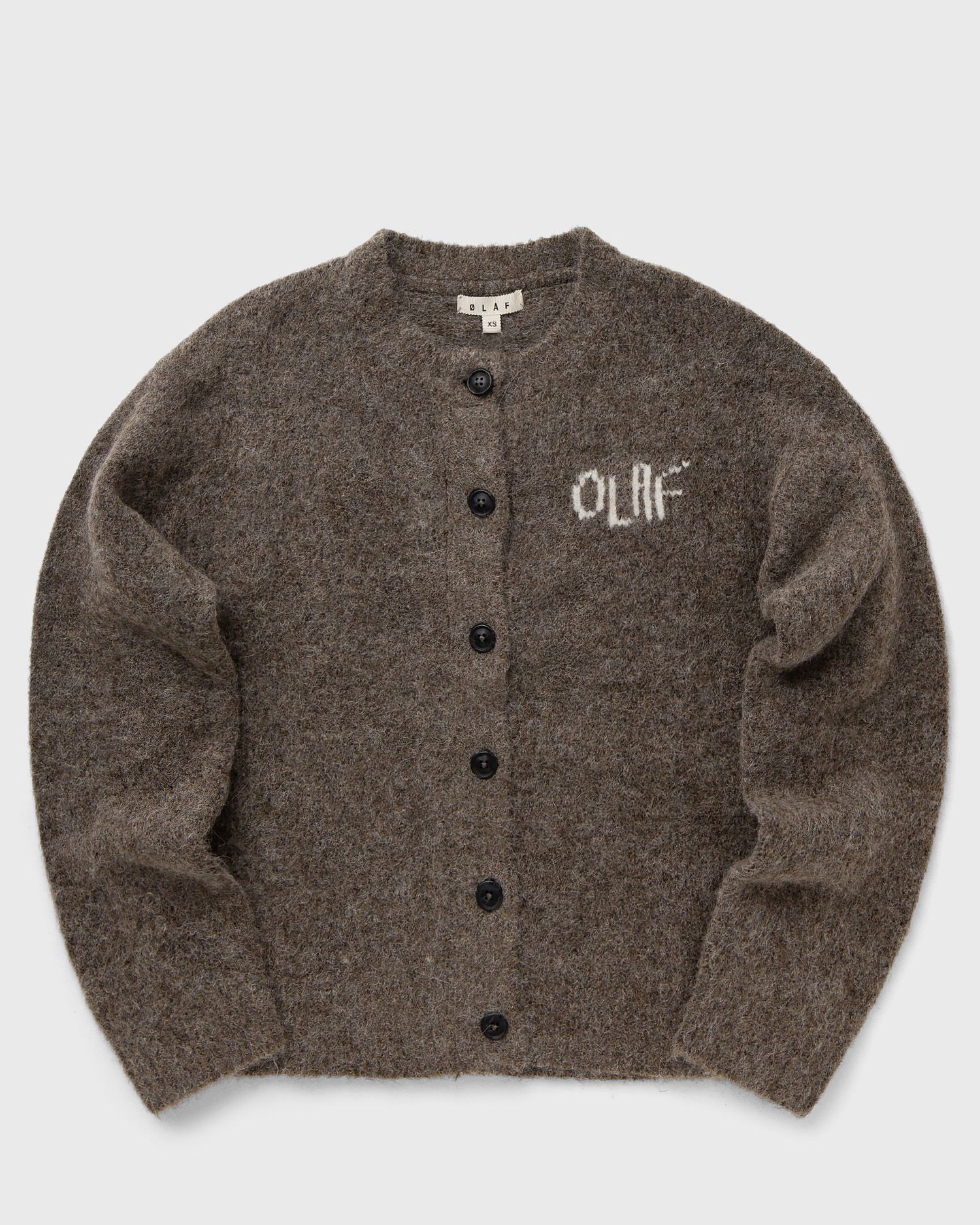 Пуловер ØLÅF Grasshopper Knit Cardigan Кафяво | W180707-BROWN, 0