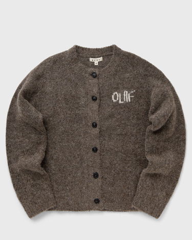 Пуловер ØLÅF Grasshopper Knit Cardigan Кафяво | W180707-BROWN, 0