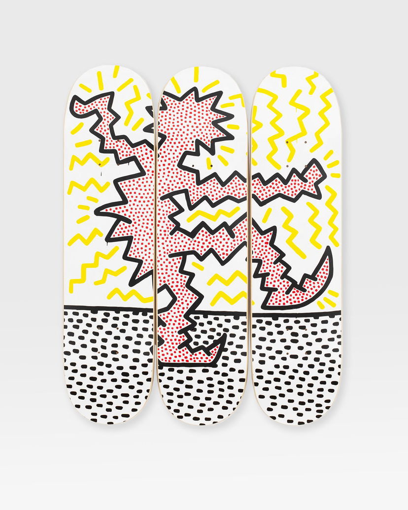 Skate The Skateroom Keith Haring Untitled (Electric) Deck Многоцветен | 5407006113157