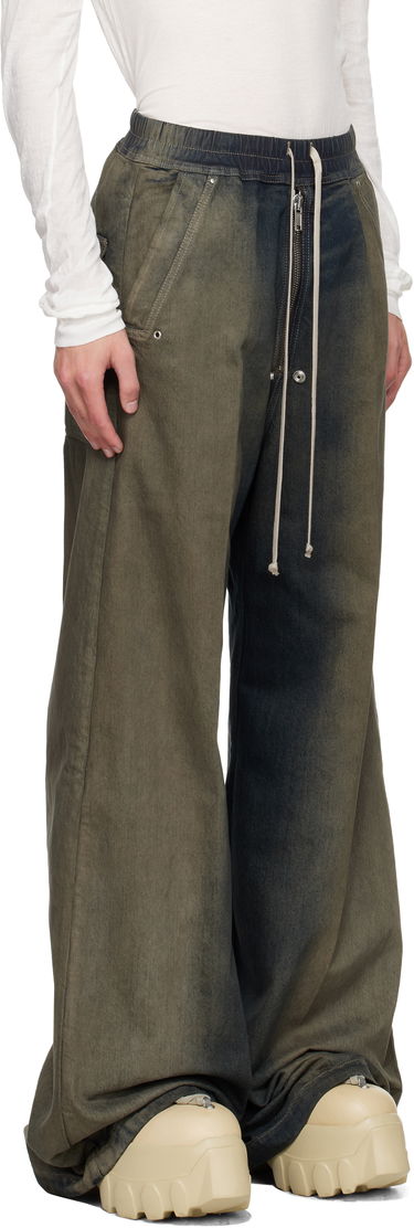 Дънки Rick Owens Rick Owens Wide Bela Jeans Зелено | RU02E1366 DKDEG, 1